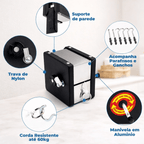 Varal Retrátil de Parede Inox