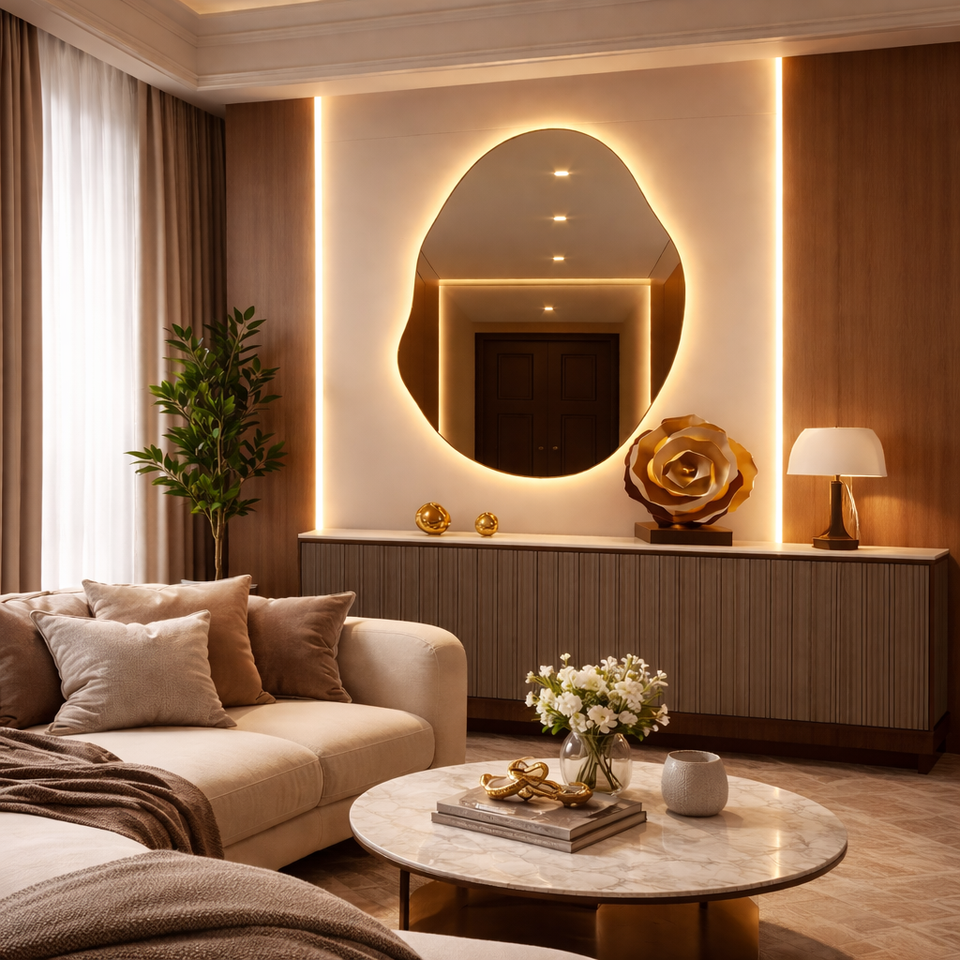 Espelho Decorativo com Luz