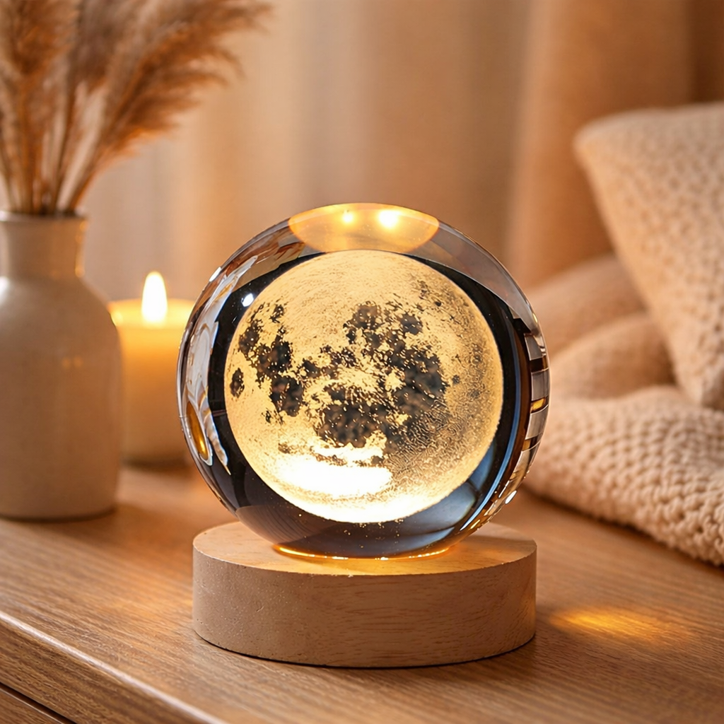 Luminária Globo LED 3D
