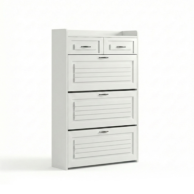 Sapateira Organizadora Compacta com 3 Portas e 2 Gavetas