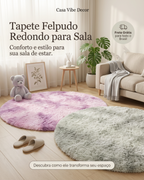 Tapete Felpudo Redondo Premium