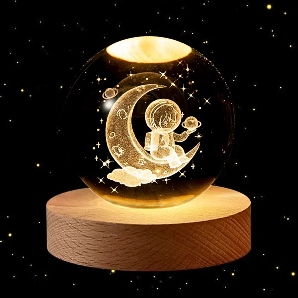 Luminária Globo LED 3D