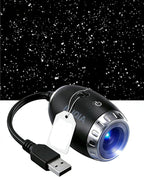 Projetor Galáxia DreamSky™ | Luz Noturna LED com Efeito Estrelado e Ambiente Relaxante